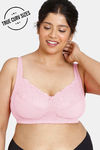 Zivame True Curv Double Layered Non Wired 3/4th Coverage Sag Lift Bra - Dawn Pink — thumbnail 1